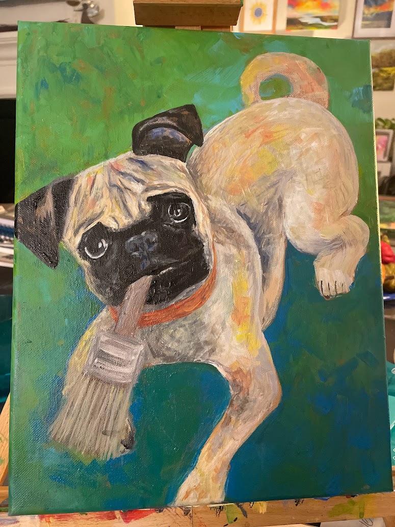 Playful Pug by Student Showcase