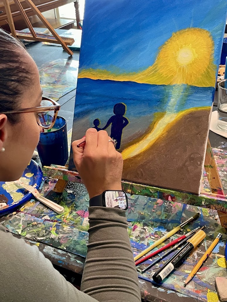Beach at Sunset by Student Showcase