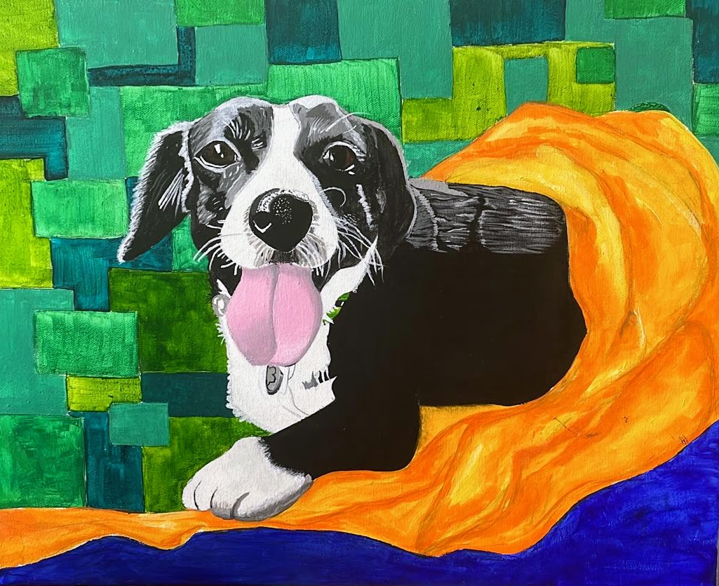 Resting Pup by Student Showcase